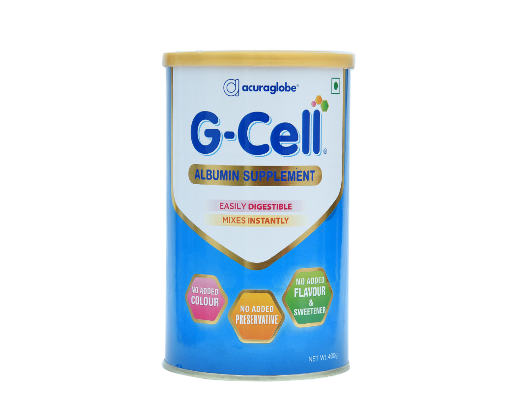 Acuraglobe G-Cell - Albumin Supplement | 400g