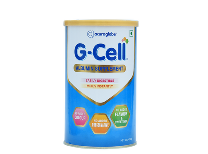 Acuraglobe G-Cell - Albumin Supplement | 400g